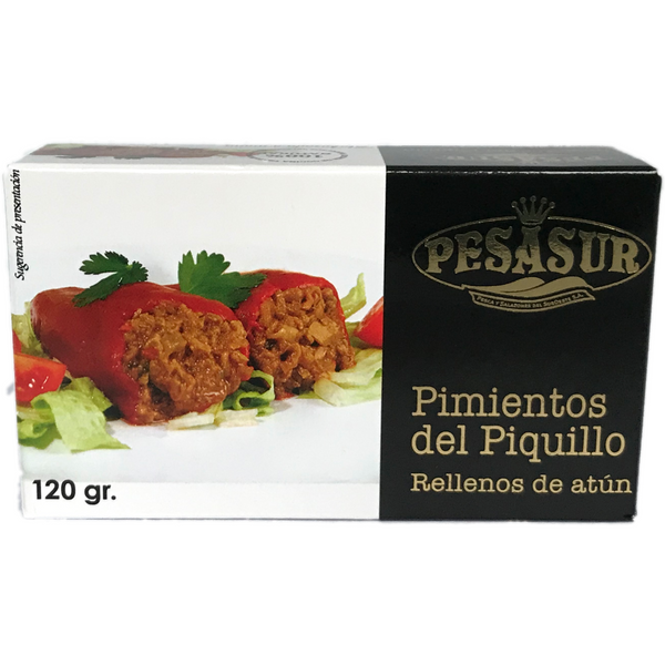 PESASUR PIMIENTOS DEL PIQUILLO RELLENOS DE ATÚN (STUFFED RED PEPPERS WITH TUNA), 120g