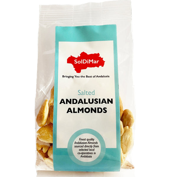 SOLDIMAR SALTED ANDALUSIAN ALMONDS, 100g