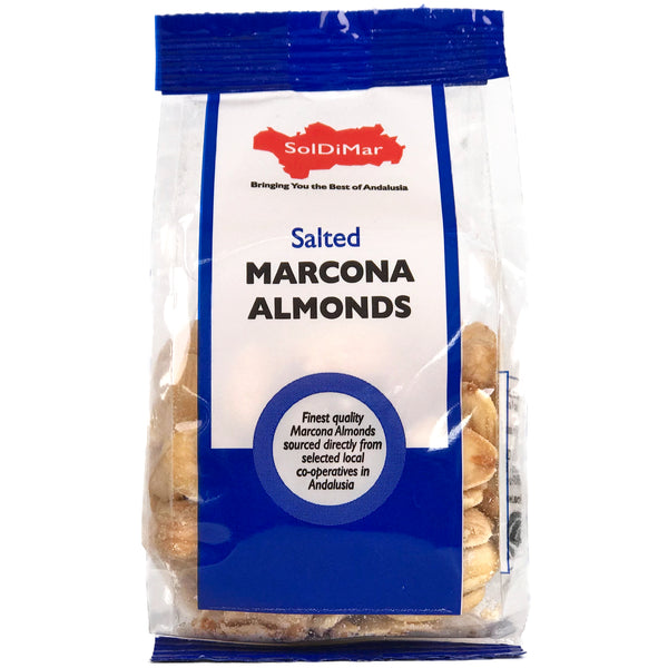 SOLDIMAR SALTED MARCONA ALMONDS, 100g