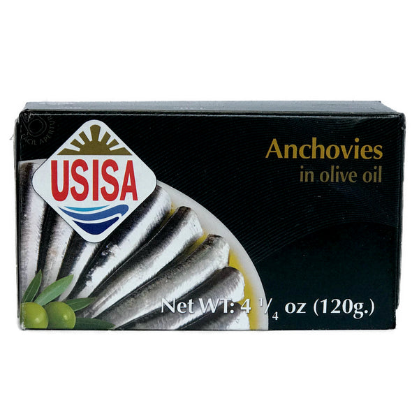 USISA ANCHOVIES (BOQUERONES) IN OLIVE OIL, 120g
